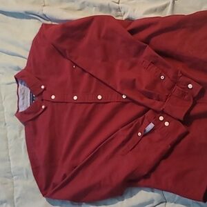 Xl Tommy Hilfiger button up red